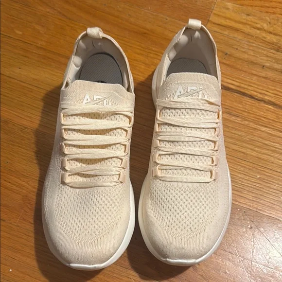 APL Knit Runner Sneaker in Beige and Neon Yellow Apl mens yellow - Gem main image 4